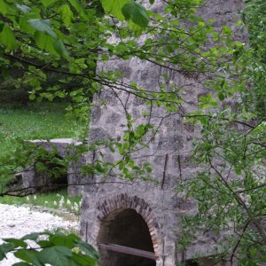 überreste hammerwerk in göstling
