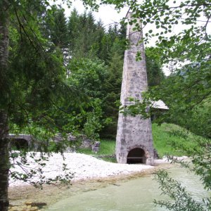 überreste hammerwerk in göstling