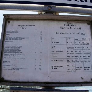 Fahrpreis-Tafel