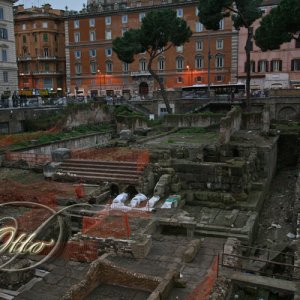 Heiligtümer am Largo Argentina in Rom