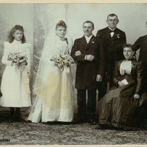Hochzeit im Jahr 1900