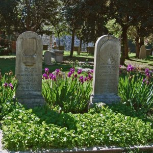 Cimitero acattolico per gli stranieri a Roma: Die Gräber von Shelley und Ke