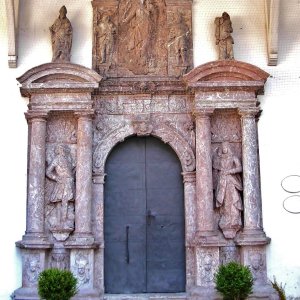 Portal der Kartäuser-Kirche Maria Himmelfahrt