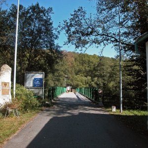 Thayabrücke in Hardegg - Grenzenlose Freude