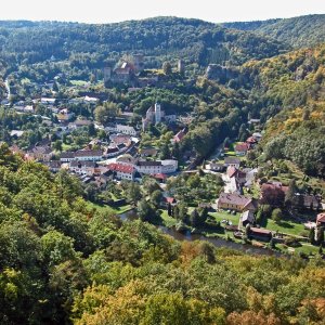 Hardegg von Tschechien aus gesehen