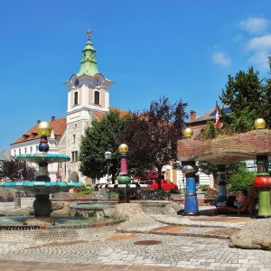 Hundertwasserbrunnen-Anlage