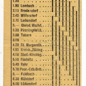 Fahrkarte Graz - Fehring