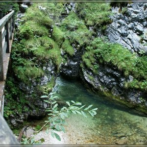 Durch die Schlucht des Mendlingbachs