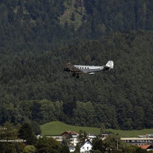 Junkers JU 52 Anflug Innsbruck