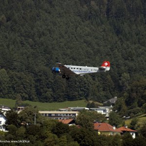 Junkers JU 52 Anflug Innsbruck