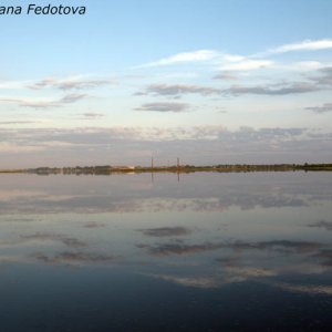 Himmel im Wasser. Nördliche Dwina.