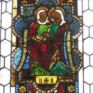 Medium 'Maria und Elisabeth' in der Kategorie 'Kirchenfenster'