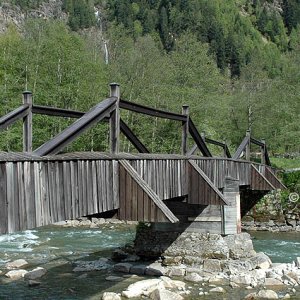 Holzbrücke Ötztal