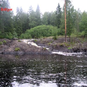 kleiner Wasserfall in Karelien