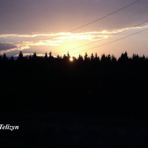 Sonnenuntergang in Karelien