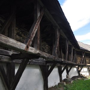 Grafenbach bei Diex (Bez. Völkermarkt) - Hölzerner Wehrgang