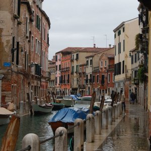 Venedig - Aqua alta im Dezember 2008