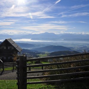 Blick vom Magdalensberg gegen Südosten