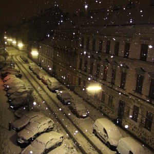 Vorstadt-Winter