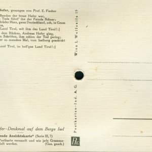 Singende Ansichtskarte 1930/31