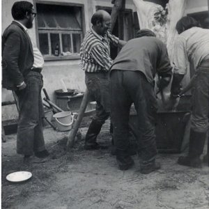 Schweineschlachten in Donnerreith