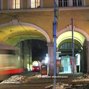 Grinzing bei Nacht