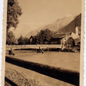 Lienz Holzbrücke 1931