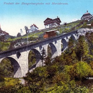 Innsbruck Viadukt der Hungerburgbahn mit Mariabrunn