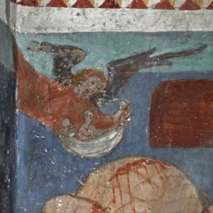 St.Gandolf (Bez. Feldkirchen - Kärnten):  Detail aus der Kreuzigungsgruppe