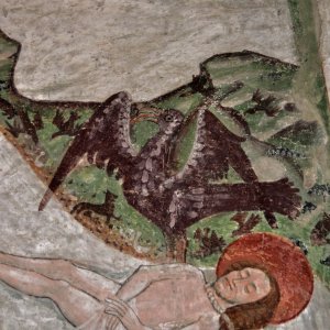 Rinkenberg/Vogrce (Gem. Bleiburg - Kärnten) - Detail aus der Legende des Hl