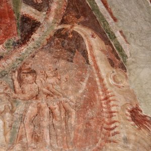 Rinkenberg/Vogrce (Gem.Bleiburg - Kärnten): Detail aus dem Weltgericht