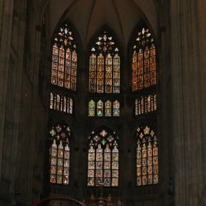 Chorfenster im Dom von Regensburg