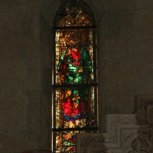 Glasfenster im Dom von Regensburg