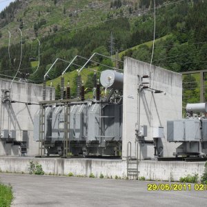 Umspannwerk Strom für die Schilifte