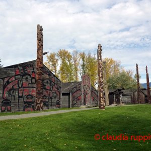 Ksan Indian Historic Village, British Columbia, Canada