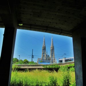 Blick aus dem Reindl am Schottentor in Wien