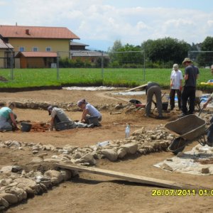 Ausgrabung "römischer Gutshof"