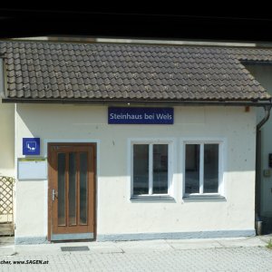 Medium 'Steinhaus bei Wels, Bahnhof' in der Kategorie 'Almtalbahn Wels – Sattledt – Grünau'