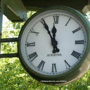Bahnhofsuhr Grünau im Almtal