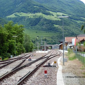 Vinschgerbahn: Bahnhof Schlanders