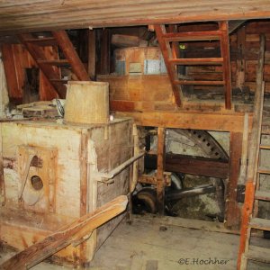 Innenraum der Weherbergmühle