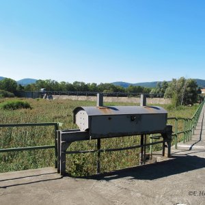 Hochwasser-Sammelbecken