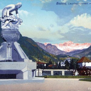 Bozen, Laurinsbrunnen, 1914