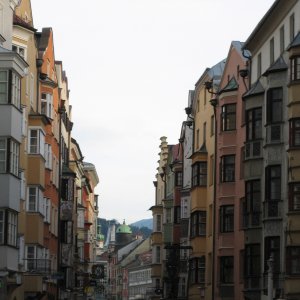 Maria-Theresien-Straße und Berg-Isel-Schanze