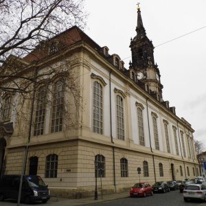 Dreikönigskirche Dresden - das Gebäude
