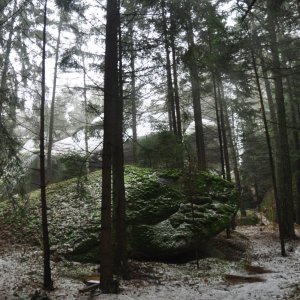 Teufelsmauer in Alt-Melon bei Arbesbach (Bezirk Zwettl)