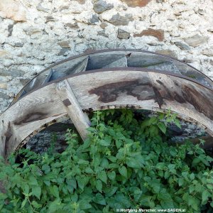 Wassermühle Latschinig Wasserrad