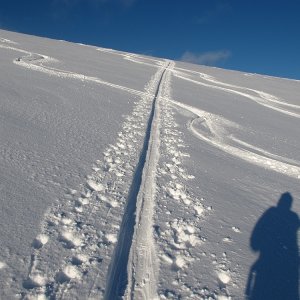 Spuren im Schnee