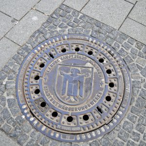 Kanaldeckel in München