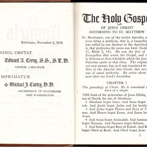 Bibel der US-Army Tornisterausgabe 13x8cm